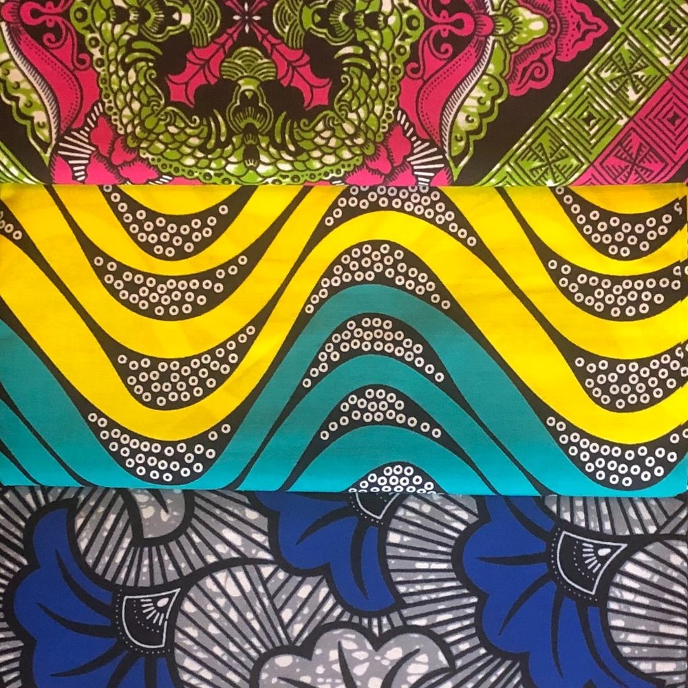6 pcs Bundled Fabric| African Print Patterns